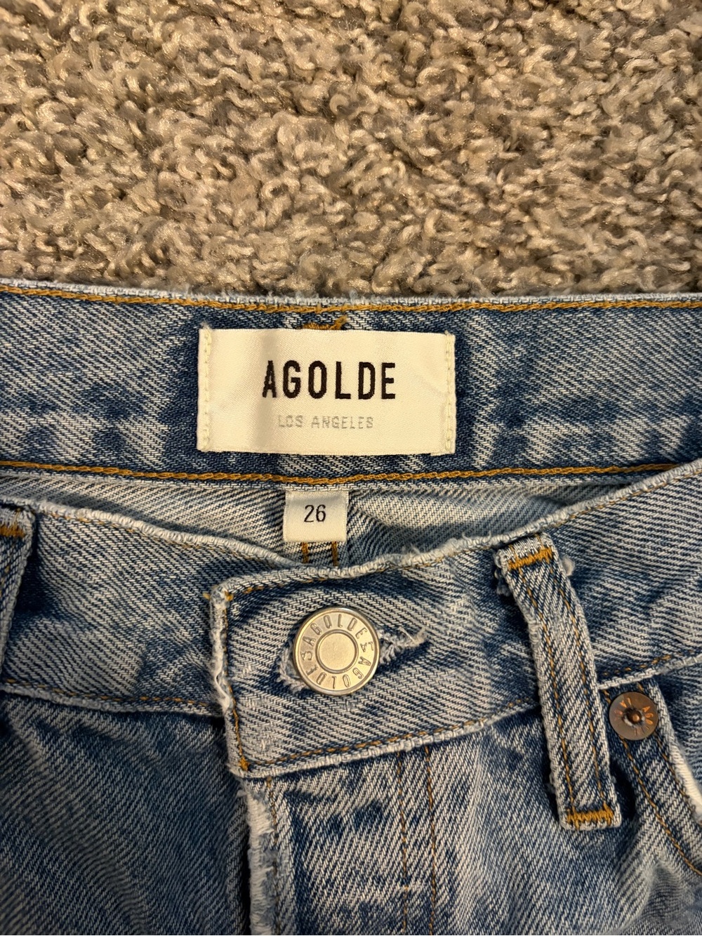 AGOLDE straight leg jeans